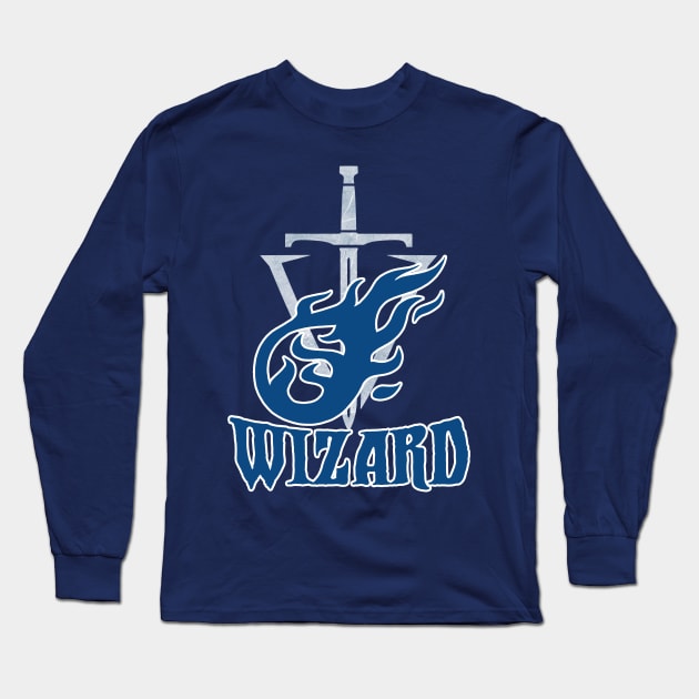 Class Icon Shirts WIZARD Long Sleeve T-Shirt by 